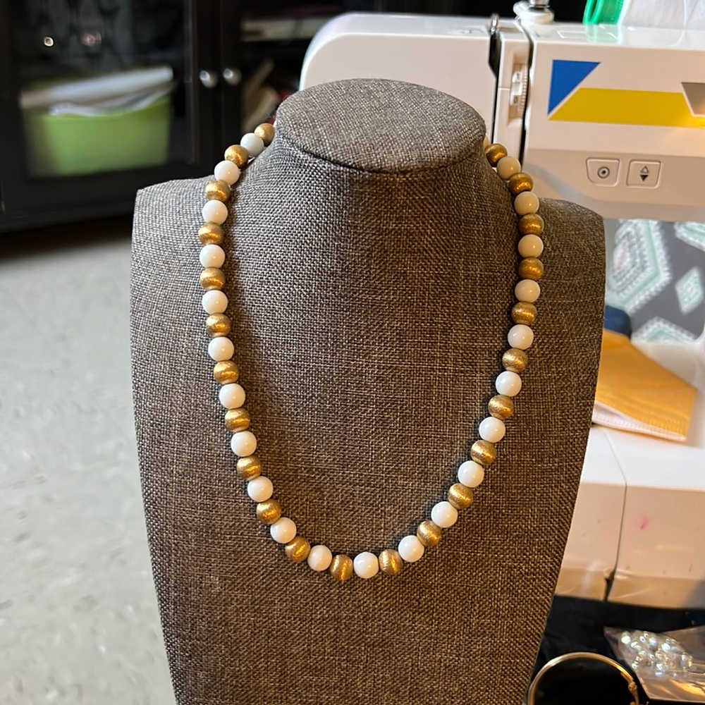 Vintage two tone Napier necklace